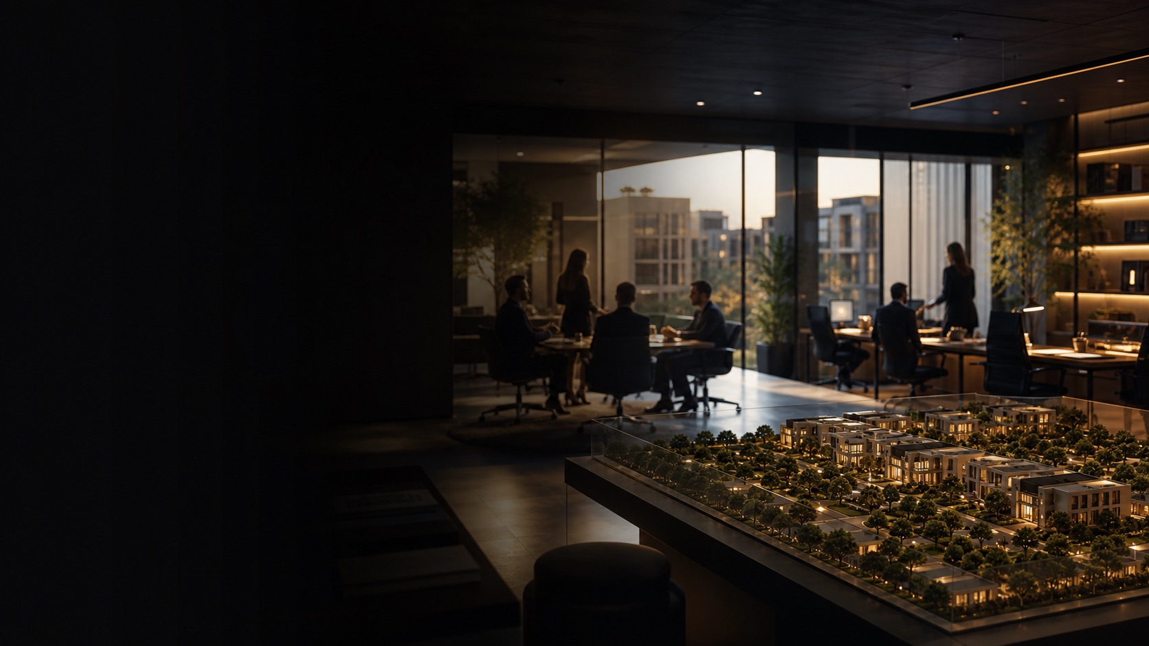 Premium real estate office environment for career opportunities